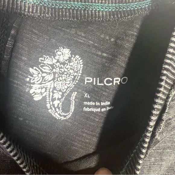 New Anthropologie Pilcro Womens Sustainable Roll-Sleeve Tank Top Size XL Black - Picture 4 of 8